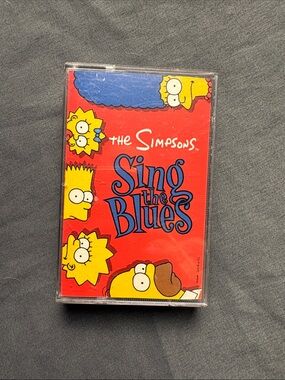 The Simpsons "Sing the Blues" Cassette Tape 1990 - TESTED